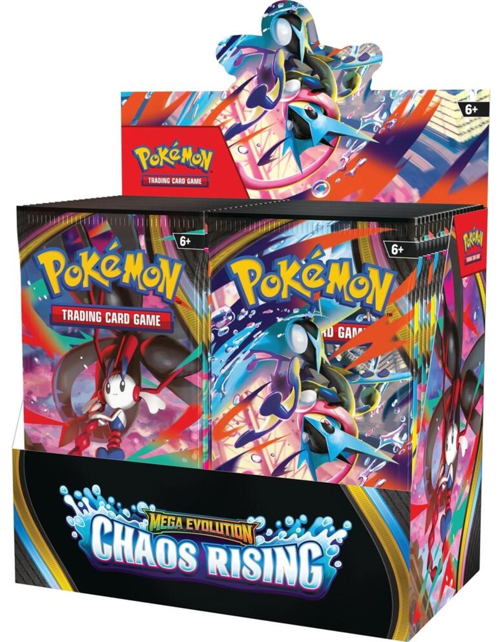 Pokemon Pokémon TCG: Mega Evolution 4: Chaos Rising: Enhanced Booster Display