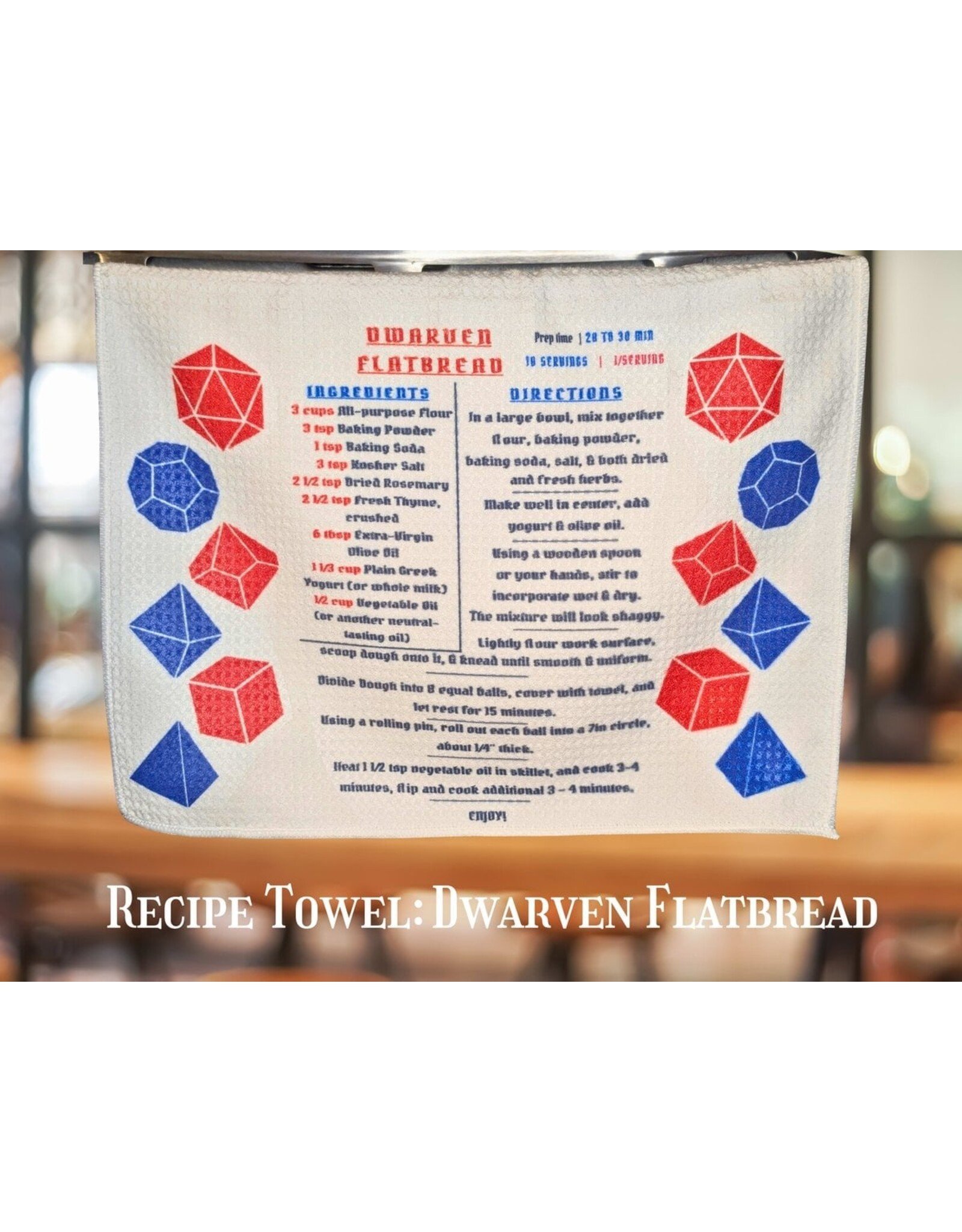 Terran Empire Publishing Roll For Dinner - Tavern Keeper's Towels