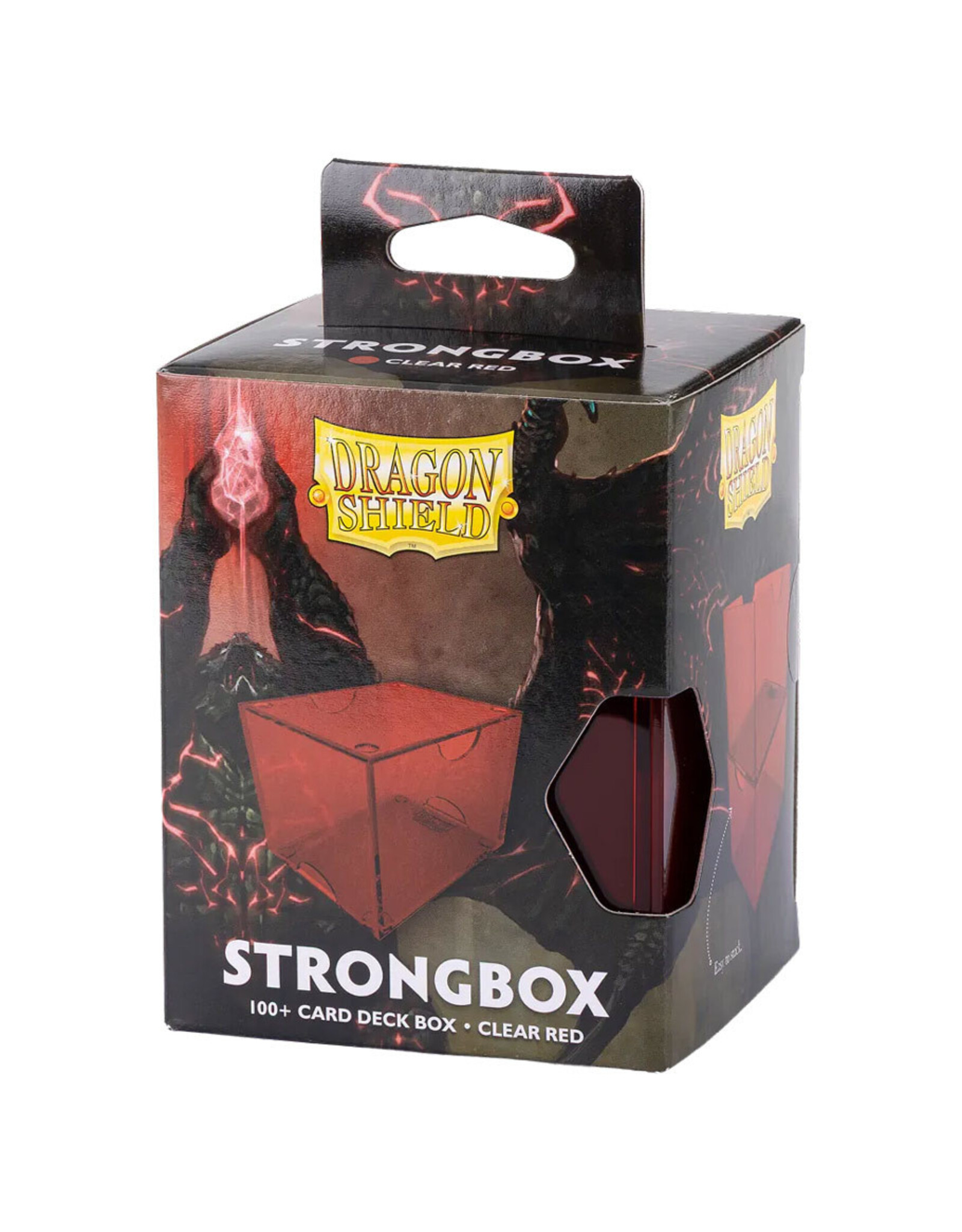 Deck Box: Strongbox: 100+: Clear Red