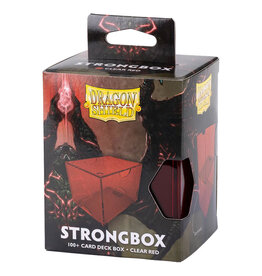 Deck Box: Strongbox: 100+: Clear Red