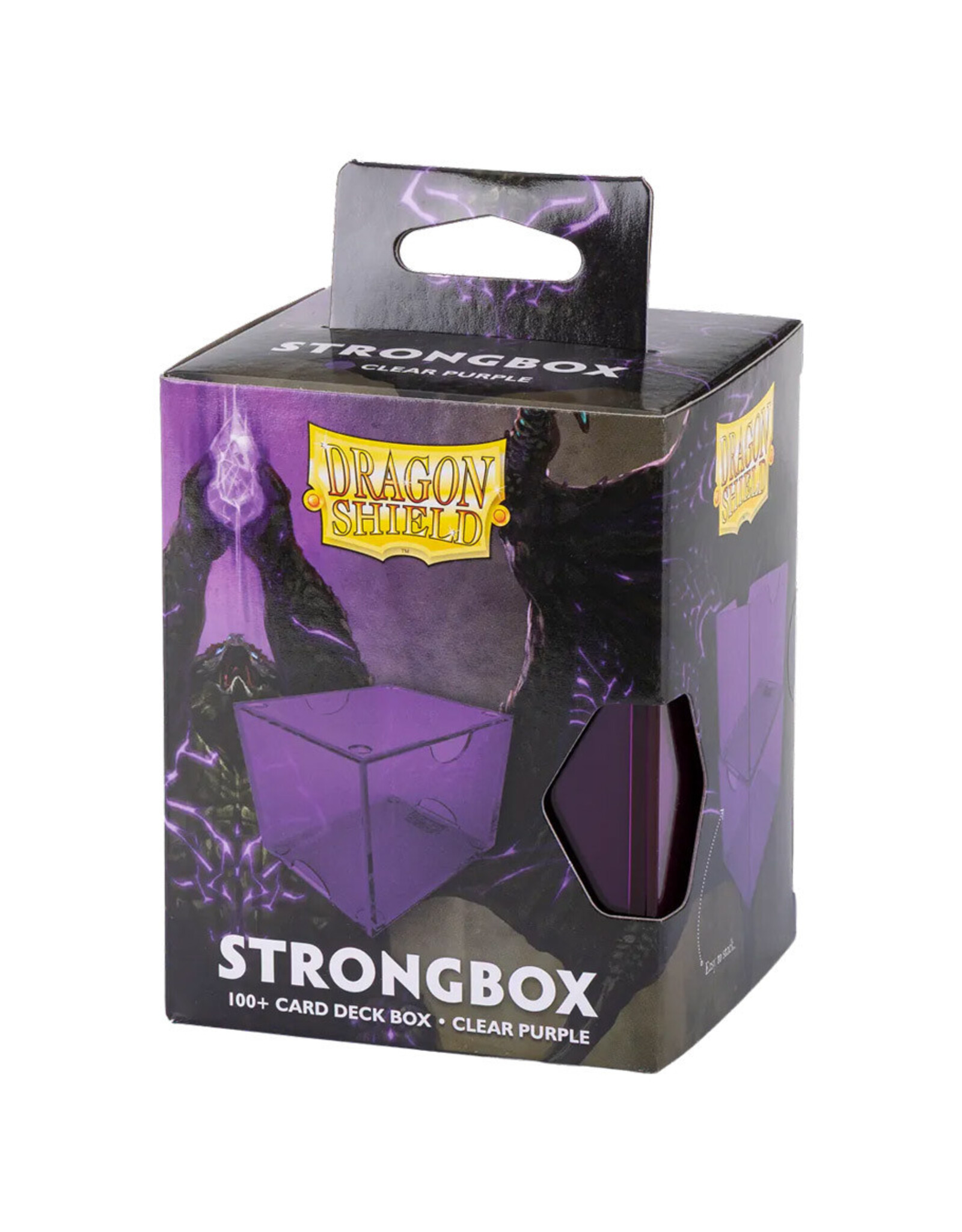 Deck Box: Strongbox: 100+: Clear Purple