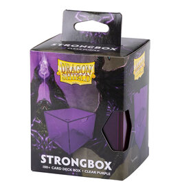 Deck Box: Strongbox: 100+: Clear Purple