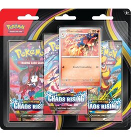 Pokemon Pokémon TCG: Mega Evolution 4: Chaos Rising: 3-Booster Blister