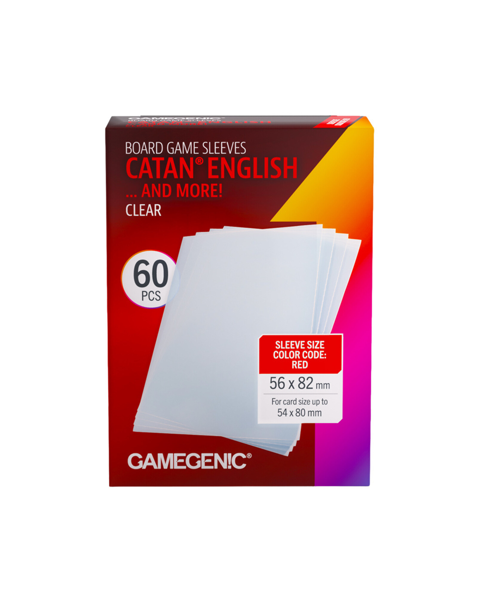 GameGenic Board Game Sleeves CATAN English Clear