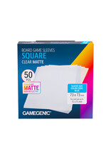 GameGenic Board Game Sleeves Square Clear Matte