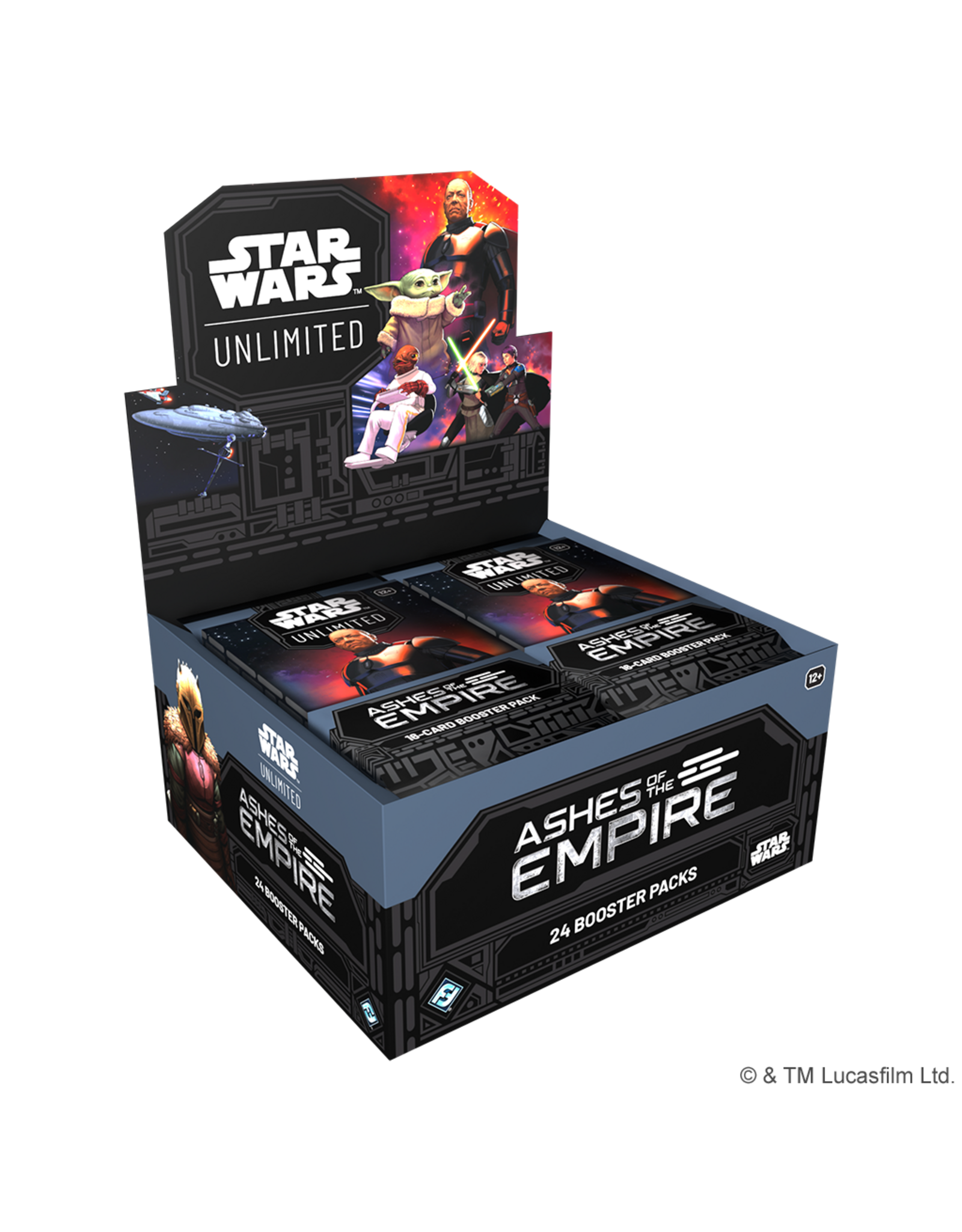 Fantasy Flight Games Star Wars: Unlimited - Ashes of the Empire: Booster Display (7/17)