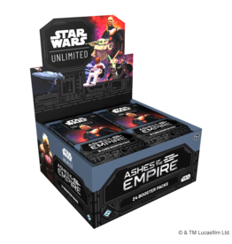 Fantasy Flight Games Star Wars: Unlimited - Ashes of the Empire: Booster Display (7/17)