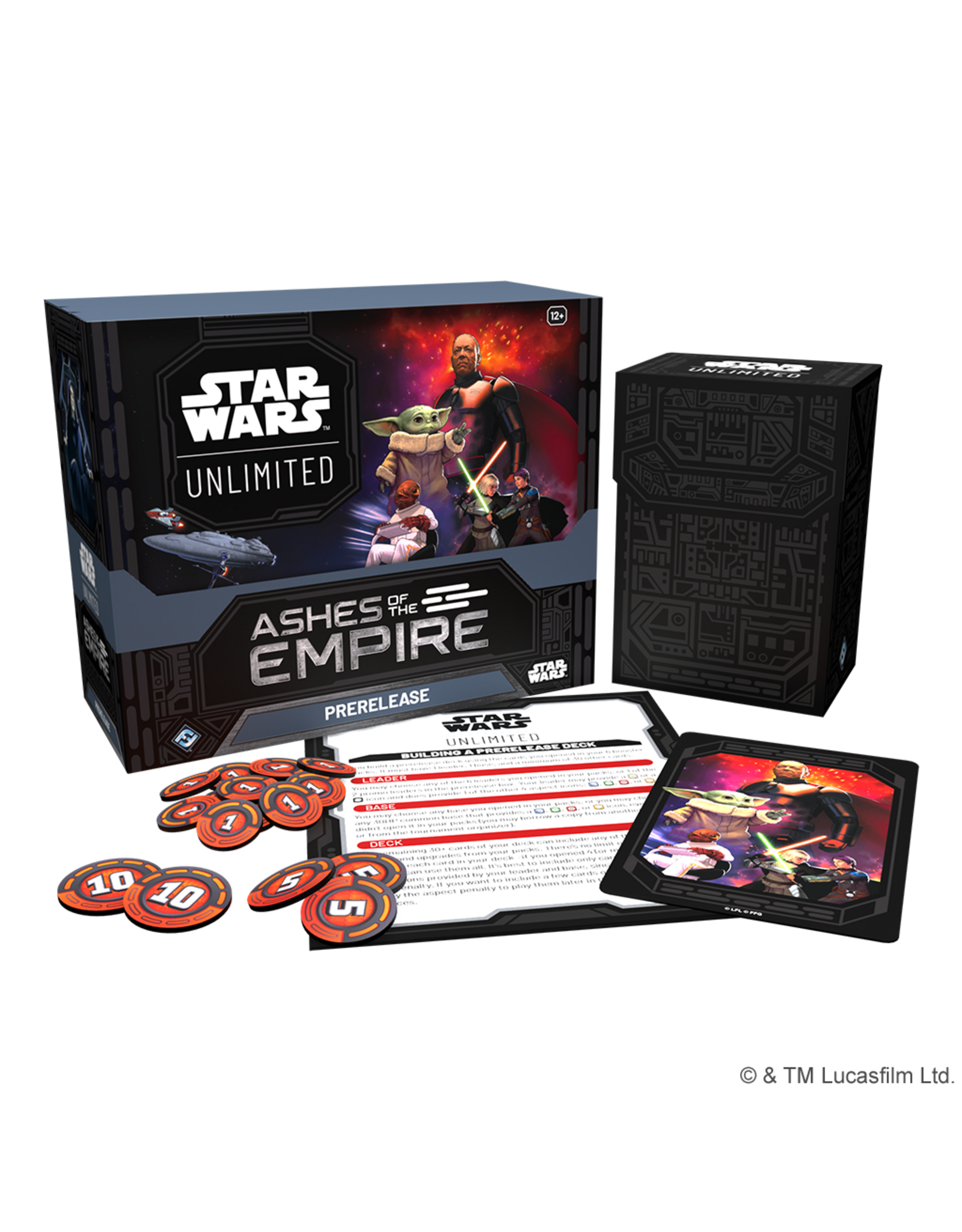 Fantasy Flight Games Star Wars: Unlimited - Ashes of the Empire: Prerelease Box  (7/17)