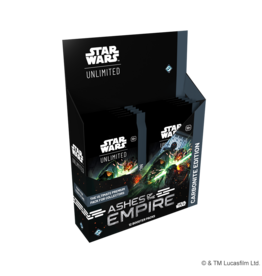 Fantasy Flight Games Star Wars: Unlimited - Ashes of the Empire: Carbonite Booster Display (7/17)