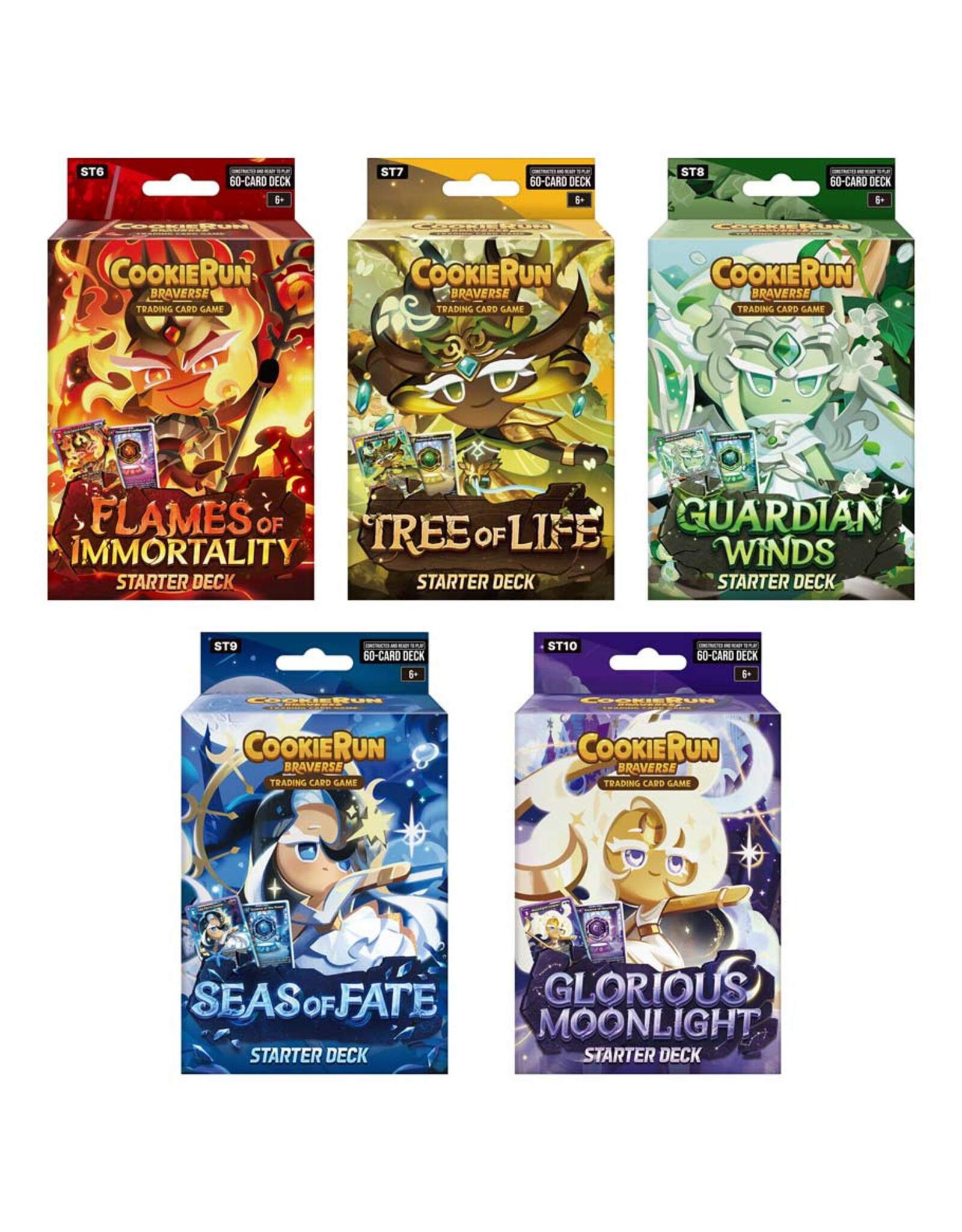 CookieRun CookieRun TCG: Legendary Cookie Starter Deck Assortment (5)