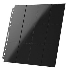 Ultimate Guard Pages: 12-Pocket Pages: Sideloading Black (10)