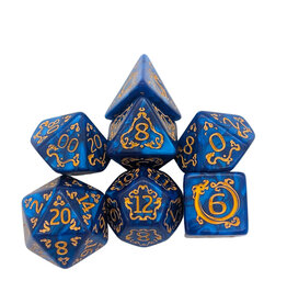 Mystery Dice Goblin Dragon Blue Dice Set