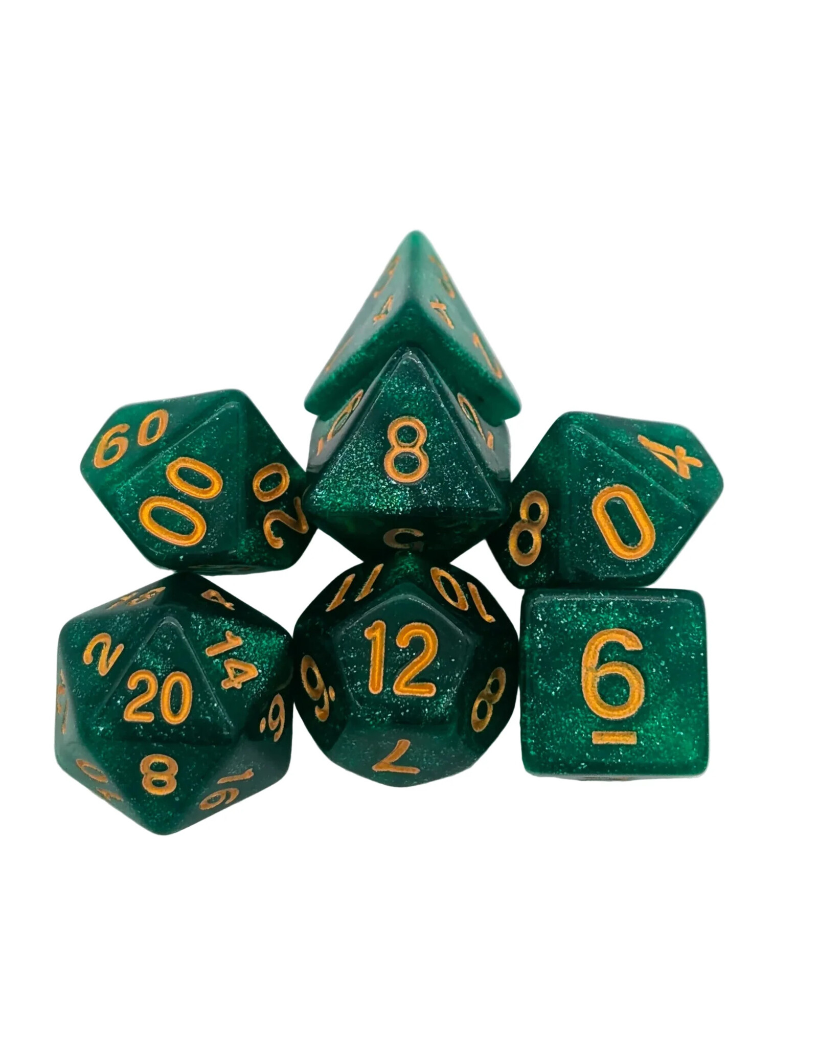 Mystery Dice Goblin Shimmer Shamrock Dice Set