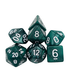 Mystery Dice Goblin Pearl Hunter Green Dice Set