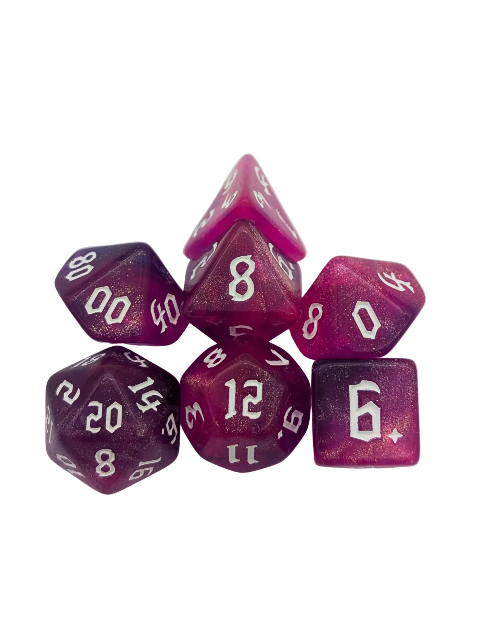 Mystery Dice Goblin Fog Fuchsia Dice Set