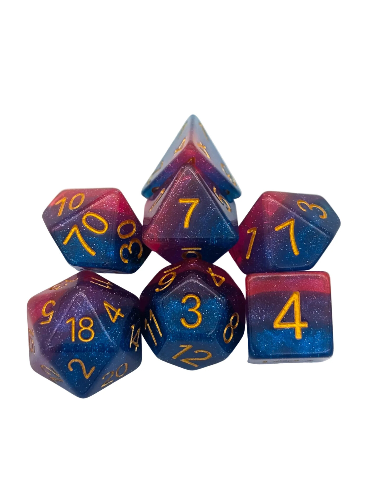 Mystery Dice Goblin Pride Bisexual Dice Set