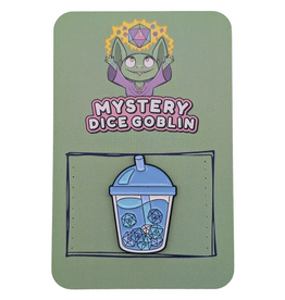 Mystery Dice Goblin Bubble Tea D20 Pin