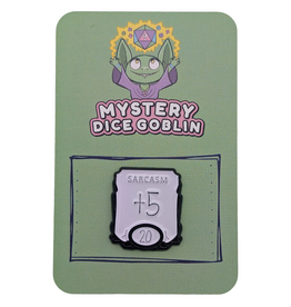 Mystery Dice Goblin Sarcasm +5 RPG Pin