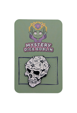 Mystery Dice Goblin Skull D20 RPG Pin