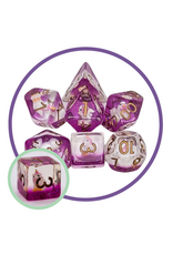 Mystery Dice Goblin Unicorn Pink Inclusion Dice Set