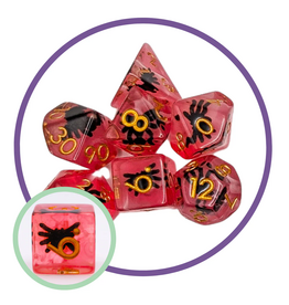 Mystery Dice Goblin Spider Black Inclusion Dice Set