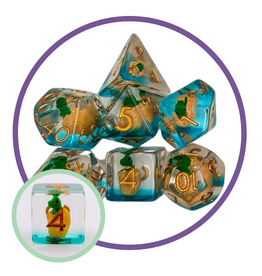 Mystery Dice Goblin Dinosaur Egg Inclusion Dice Set