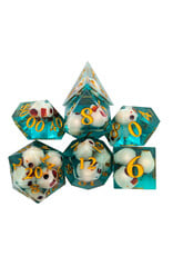 Mystery Dice Goblin Skull Green Sharp Dice Set