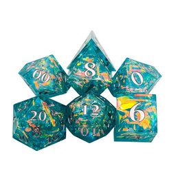 Mystery Dice Goblin Shine Green Sharp Dice Set