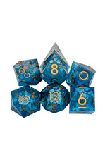 Mystery Dice Goblin Foil Blue Sharp Dice Set