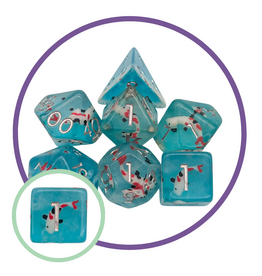 Mystery Dice Goblin Koi Fish Inclusion Dice Set