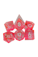 Mystery Dice Goblin Foil Pink Sharp Dice Set