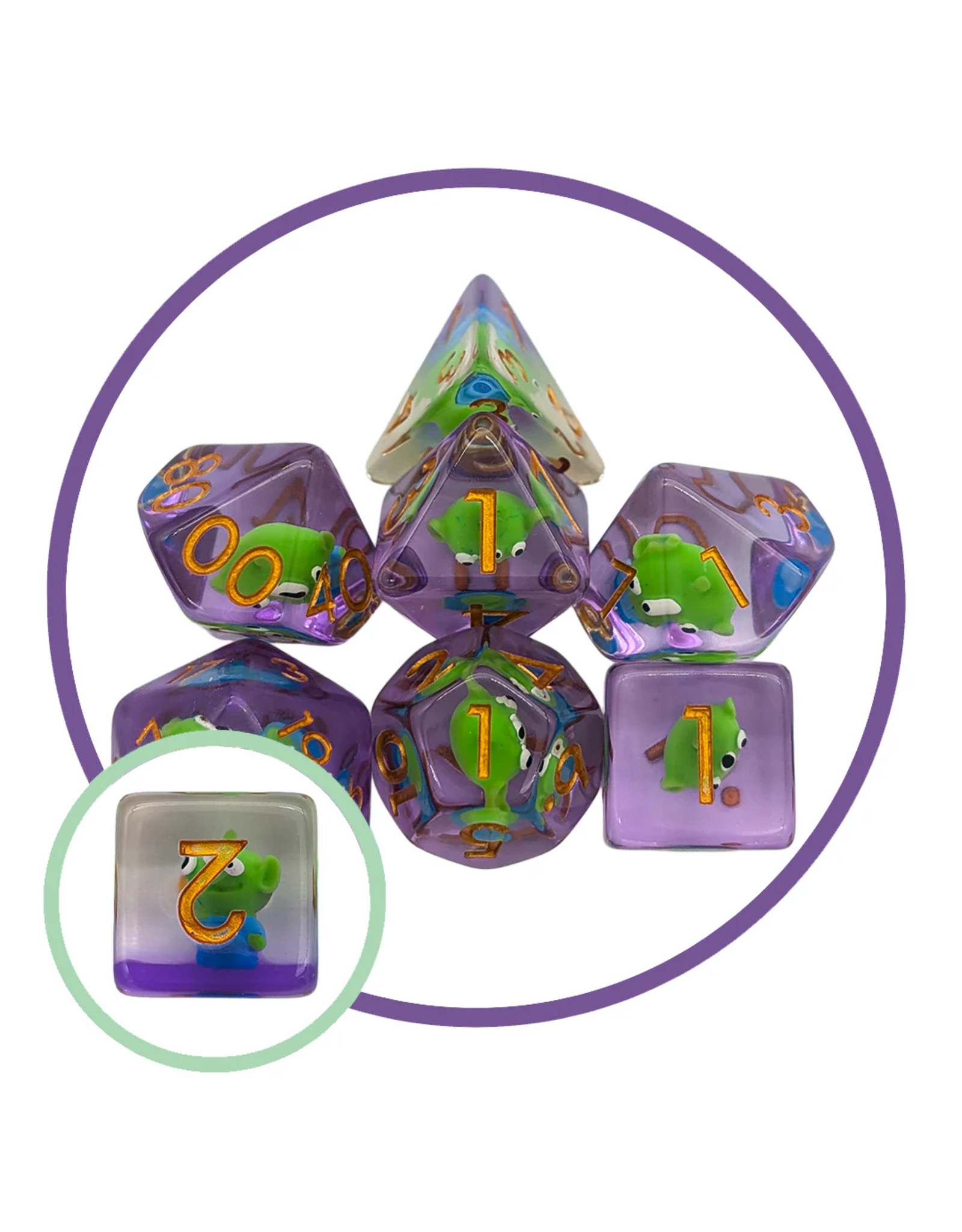 Mystery Dice Goblin Alien Inclusion Dice Set