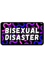 Spooky Haus Spooky Haus - Bisexual Disaster Sticker