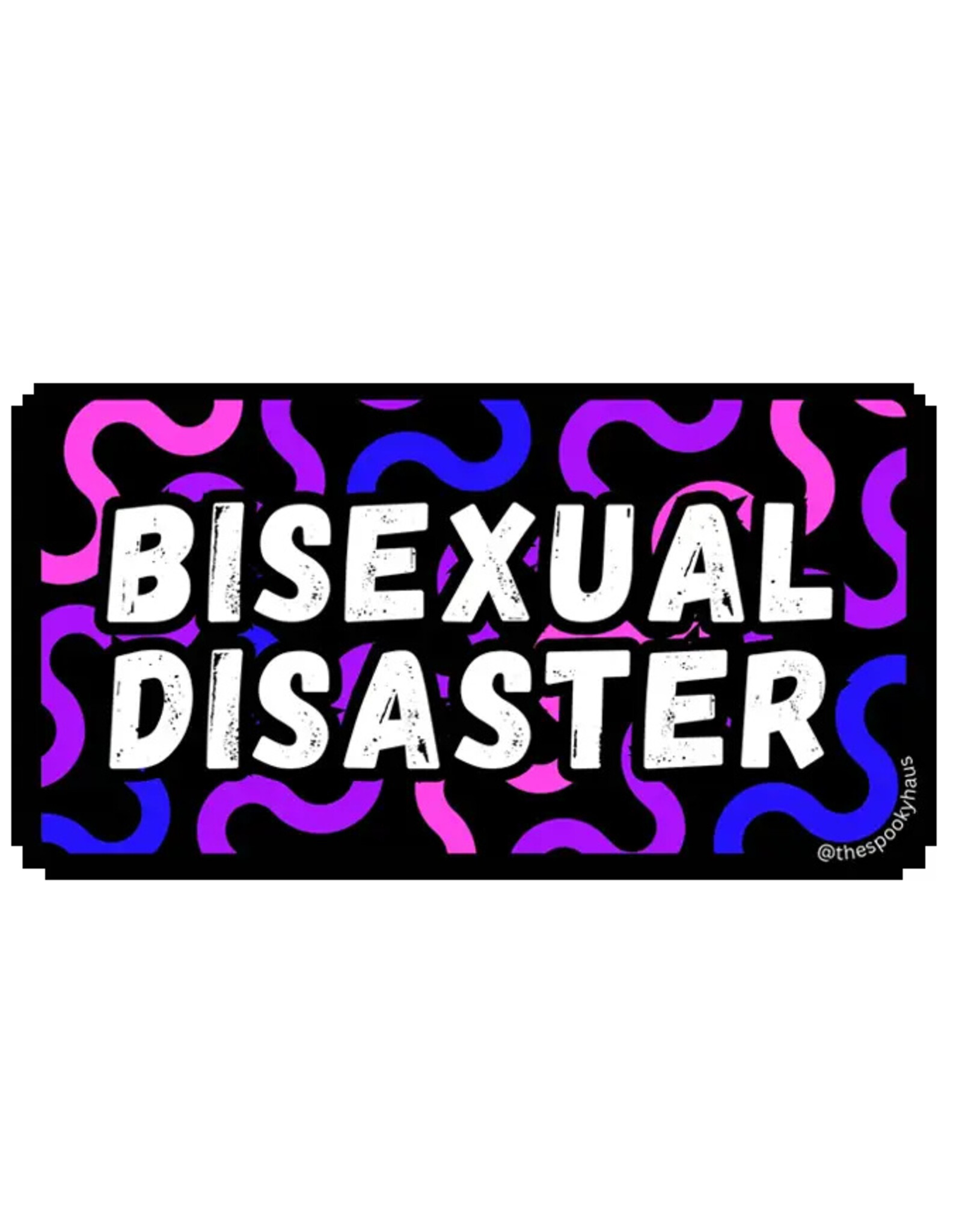 Spooky Haus Spooky Haus - Bisexual Disaster Sticker