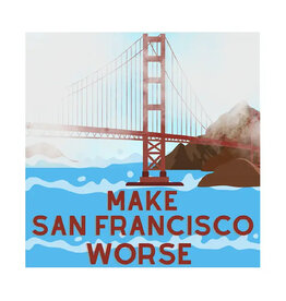 Spooky Haus Spooky Haus - Make San Francisco Worse Sticker