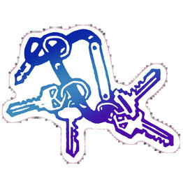 Spooky Haus Spooky Haus - Ring of Keys Sticker