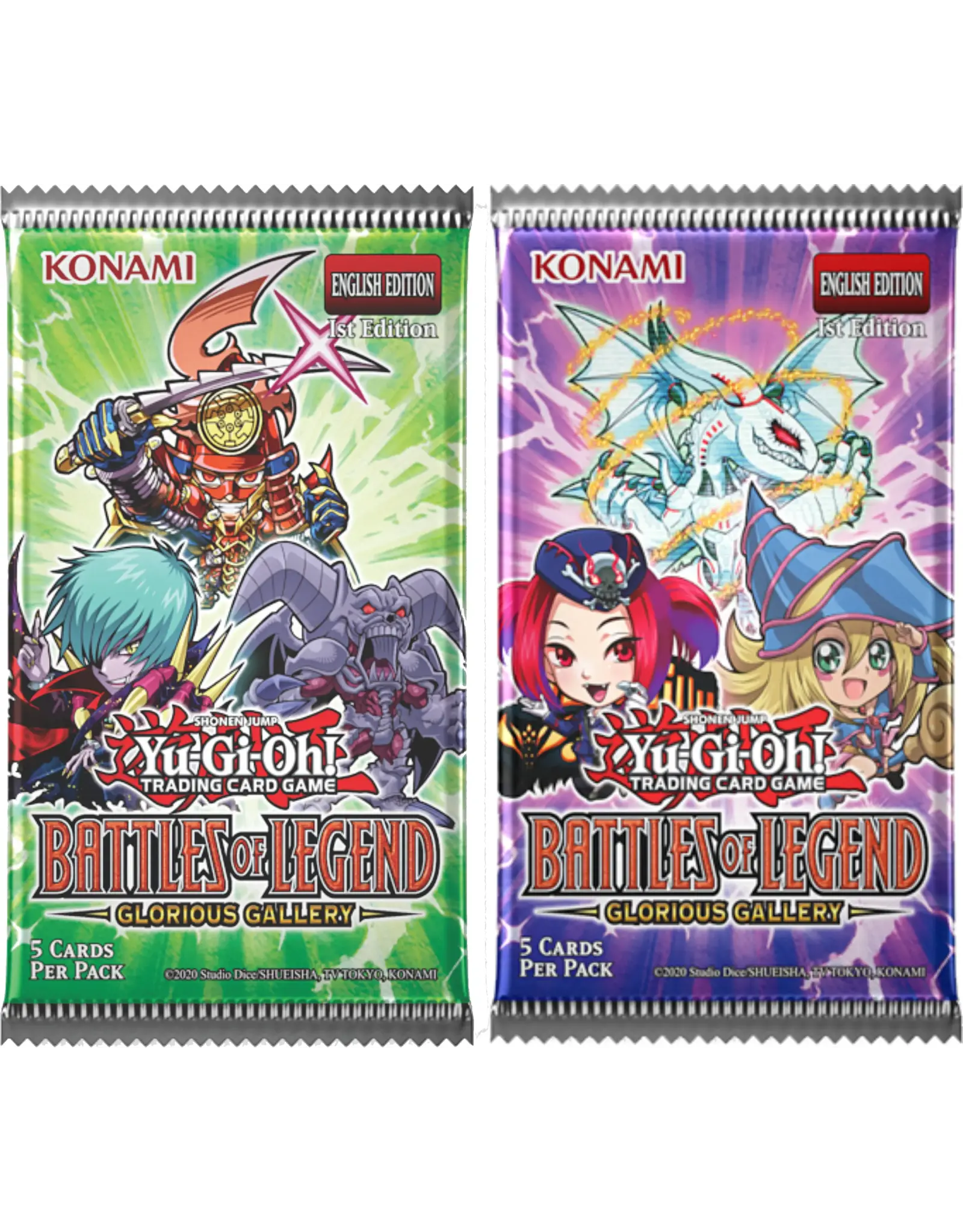 Konami Yu-Gi-Oh Battles of Legend: Glorious Gallery Booster