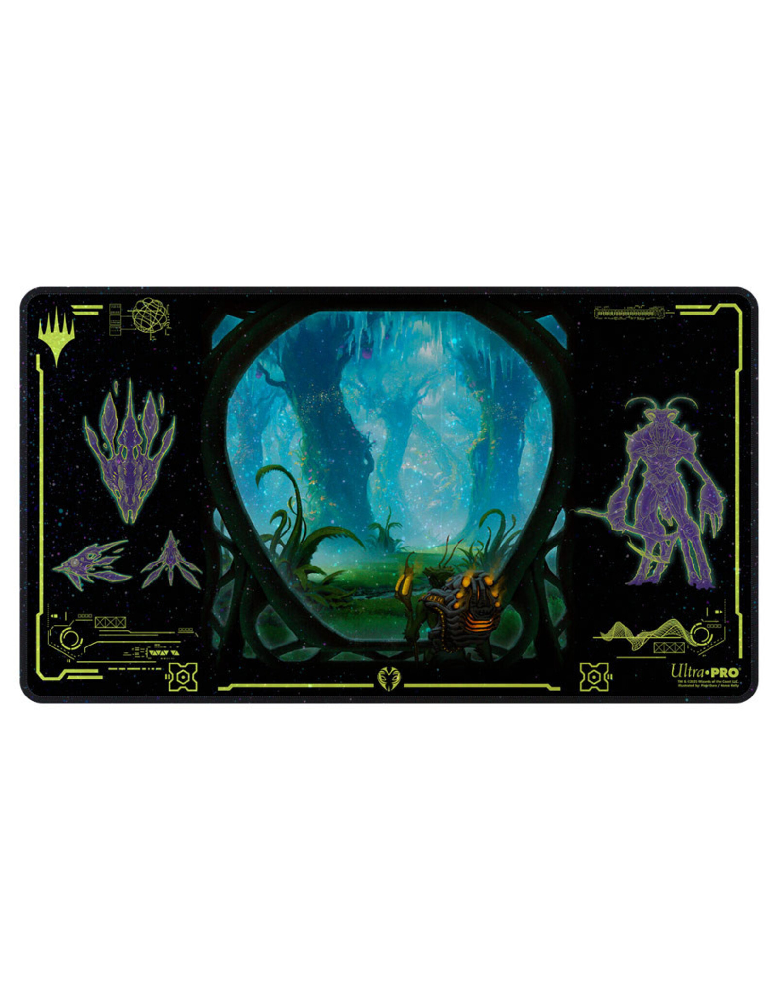 Ultra Pro Playmat: Magic the Gathering: Edge of Eternities: Holofoil: Green