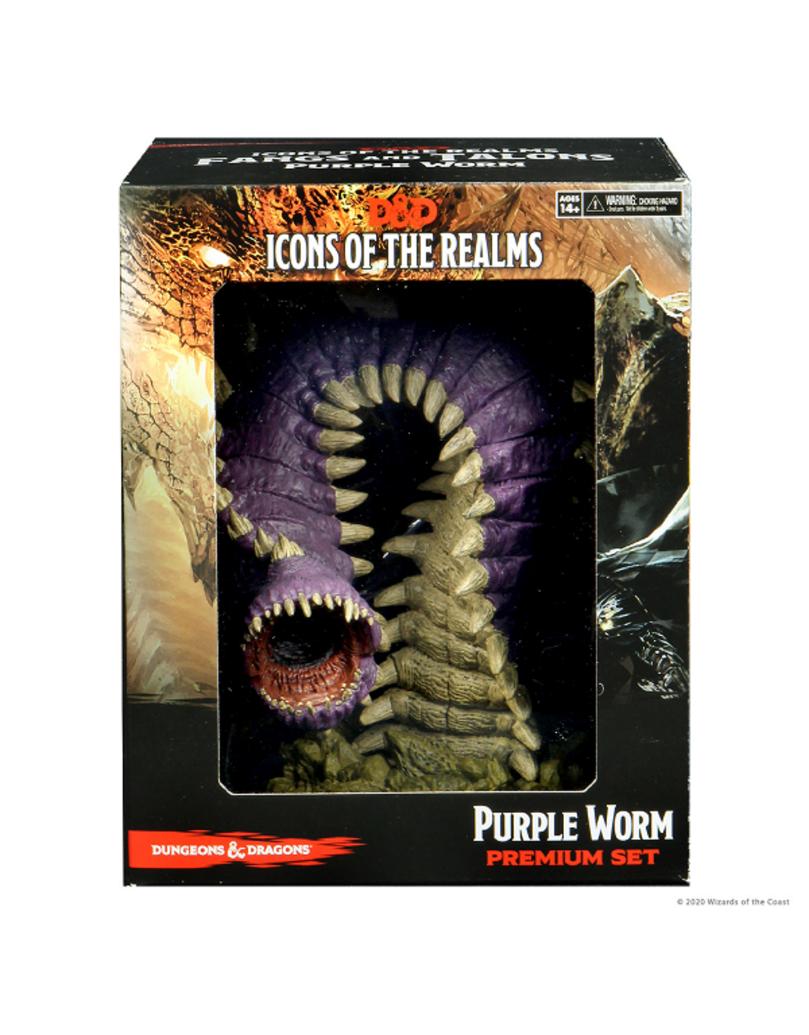 WizKids Set 15 Fangs and Talons - Purple Worm Premium