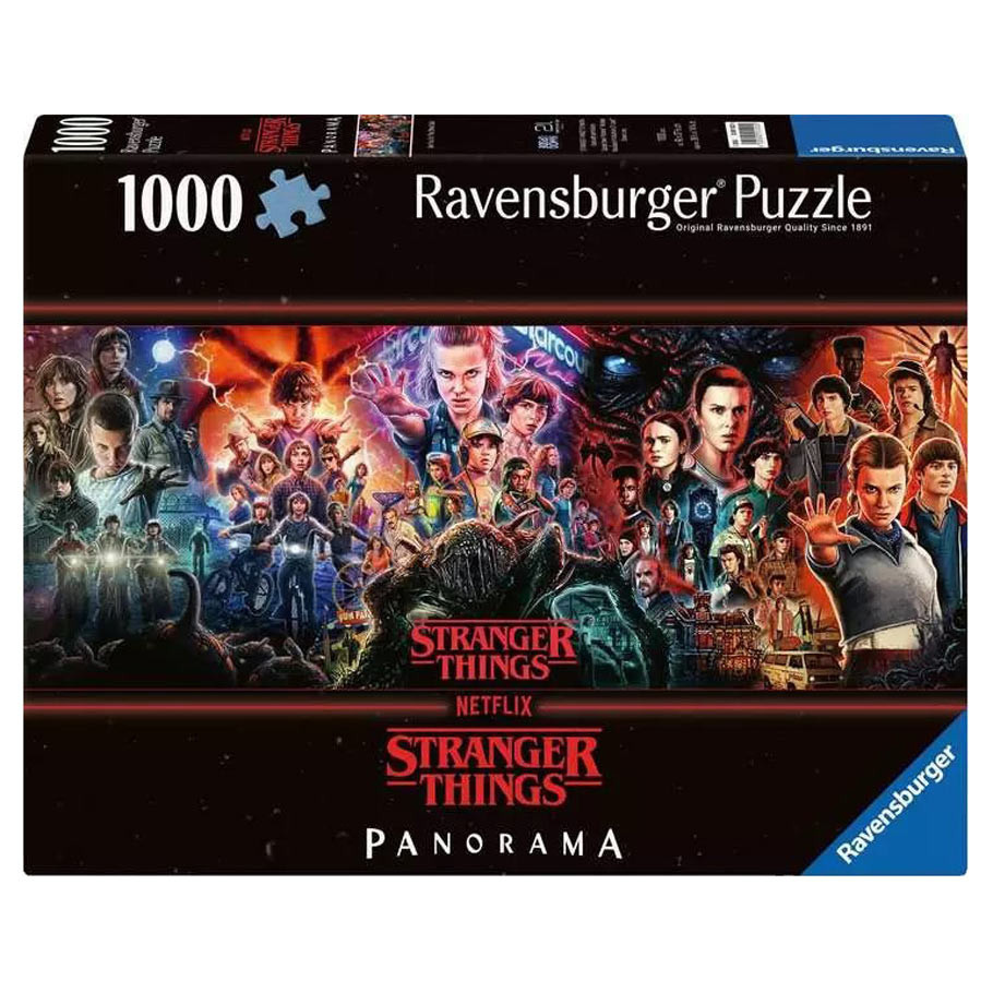 ストレンジャーシングス　パズル　1000ピース Puzzle: Stranger Things 1000 Piece Panoramic - Black Diamond Games