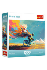 Trefl Puzzle: Bicycle Rider 1000 Piece (Trefl Red)