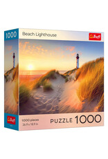 Trefl Puzzle: Sunsets Beach Lighthouse 1000 Piece (Trefl Red)
