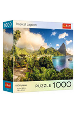 Trefl Puzzle: Sunsets Tropical Lagoon 1000 Piece (Trefl Red)