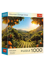 Trefl Puzzle: Sunsets Mountain Orange Grove 1000 Piece (Trefl Red)