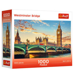 Trefl Puzzle: Westminster Bridge 1000 Piece (Trefl Red)
