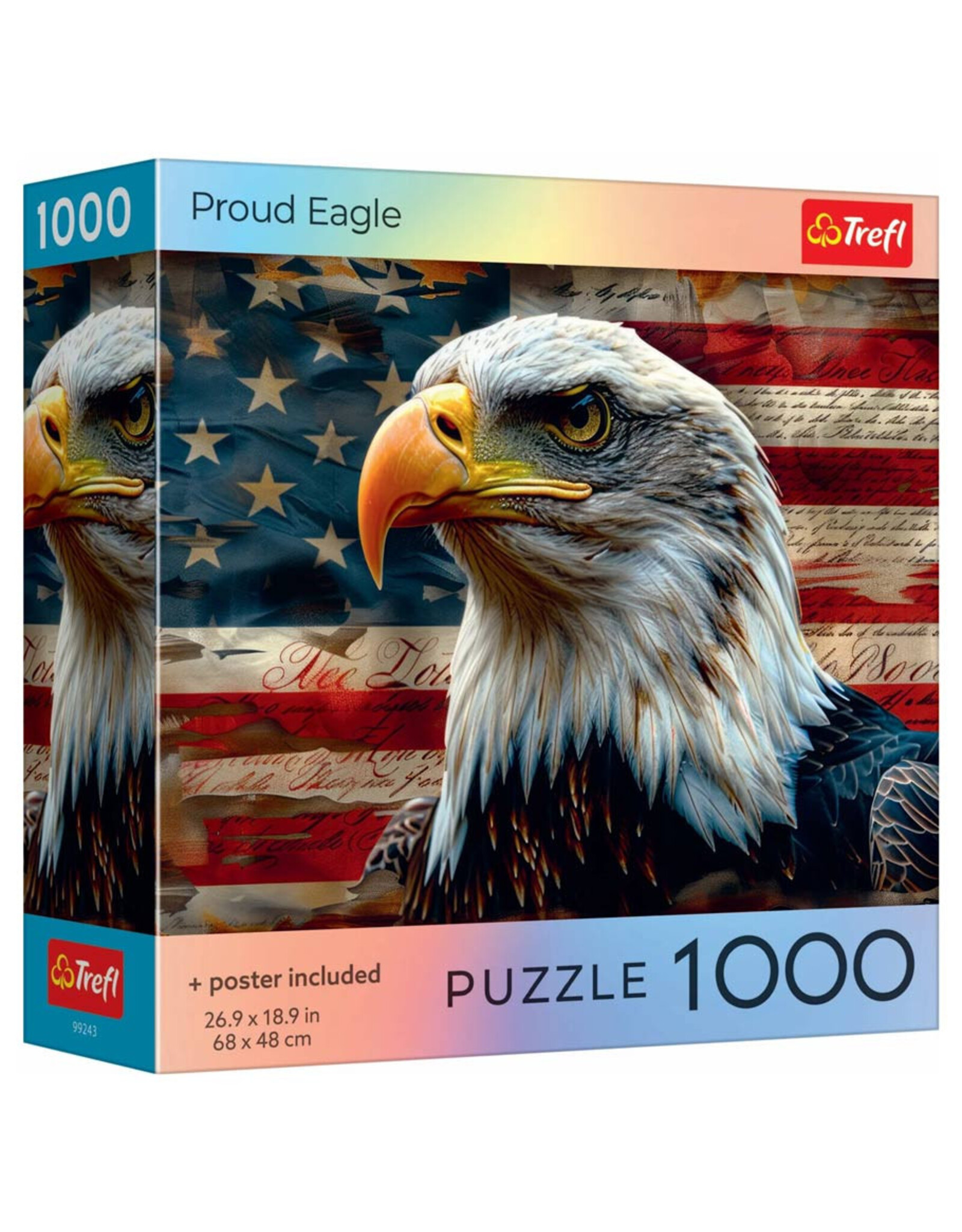 Trefl Puzzle: Proud Eagle 1000 Piece (Trefl Red)