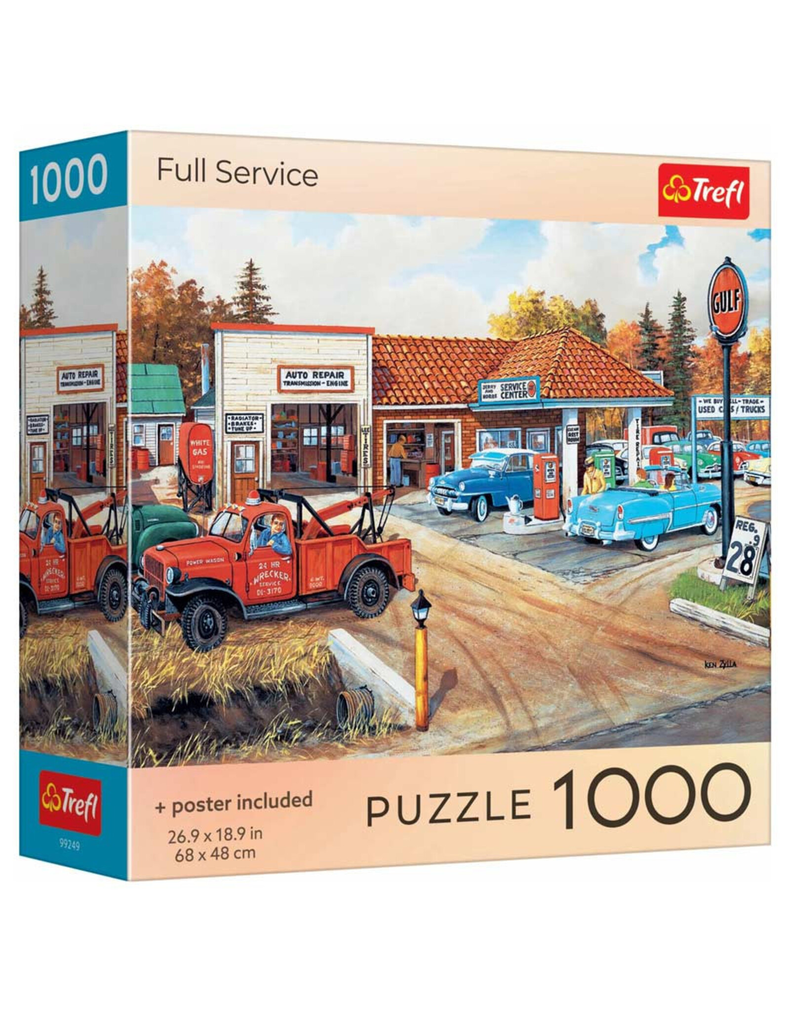 Trefl Puzzle: Full Service 1000 Piece (Trefl Red)