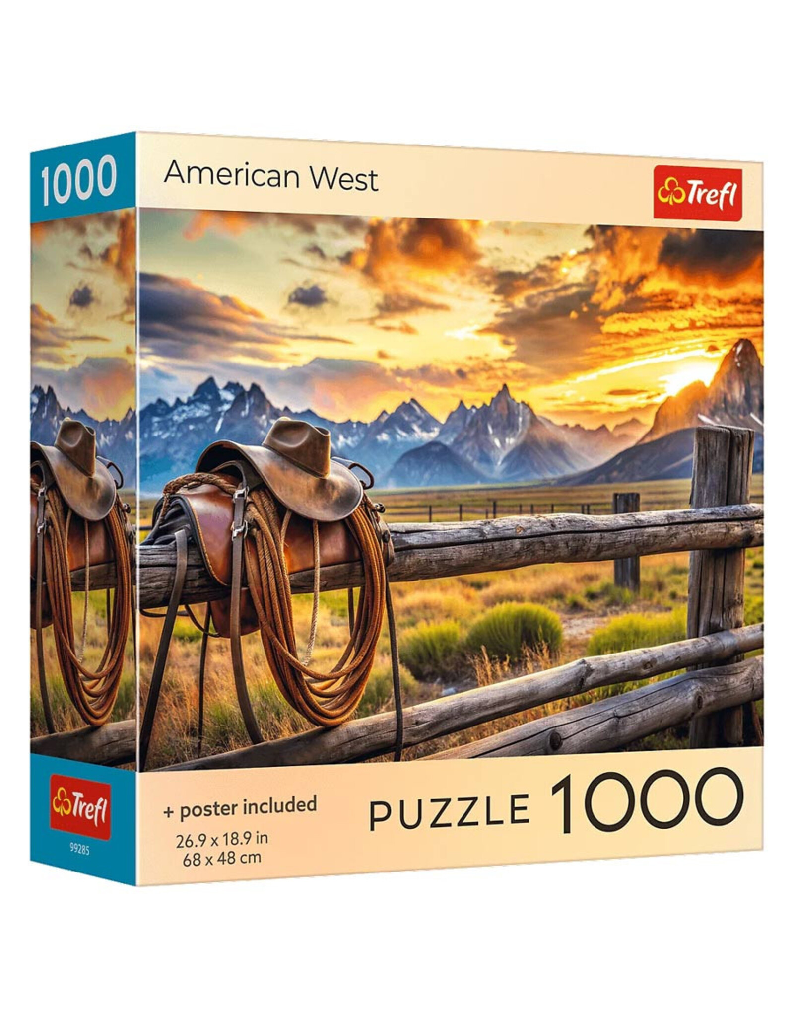 Trefl Puzzle: America West 1000 Piece (Trefl Red)