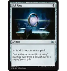 Magic: The Gathering Sol Ring Card Single Sided Fleece Throw Blanket | 45 x 60 Inches