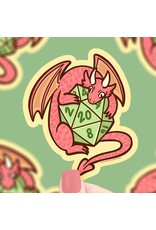 Turtle's Soup Turtle's Soup - Dragon D20 Dungeon Gamer Dice Fantasy Vinyl Sticker